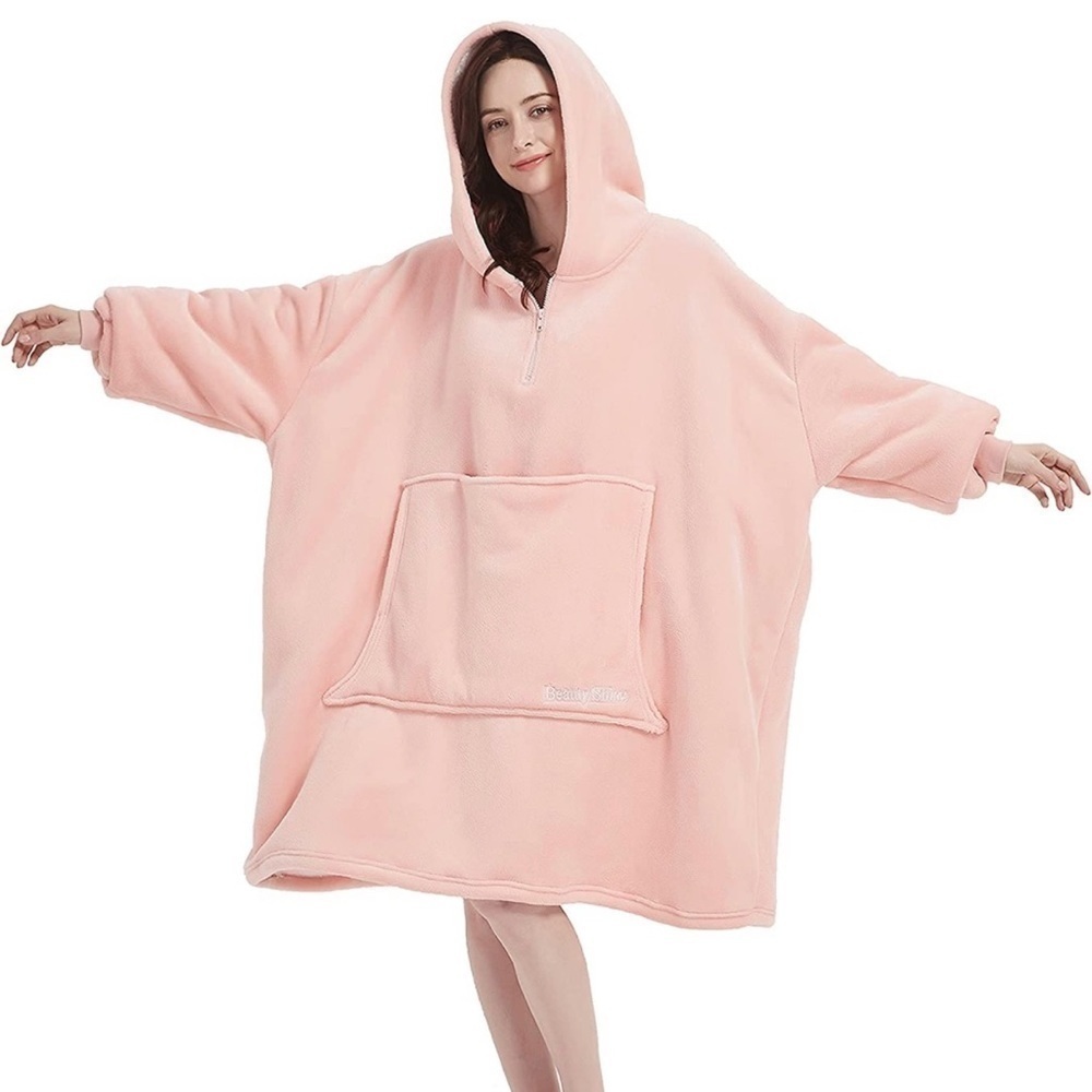 New Beauty Shine Oversized Wearable Blanket Hoodie